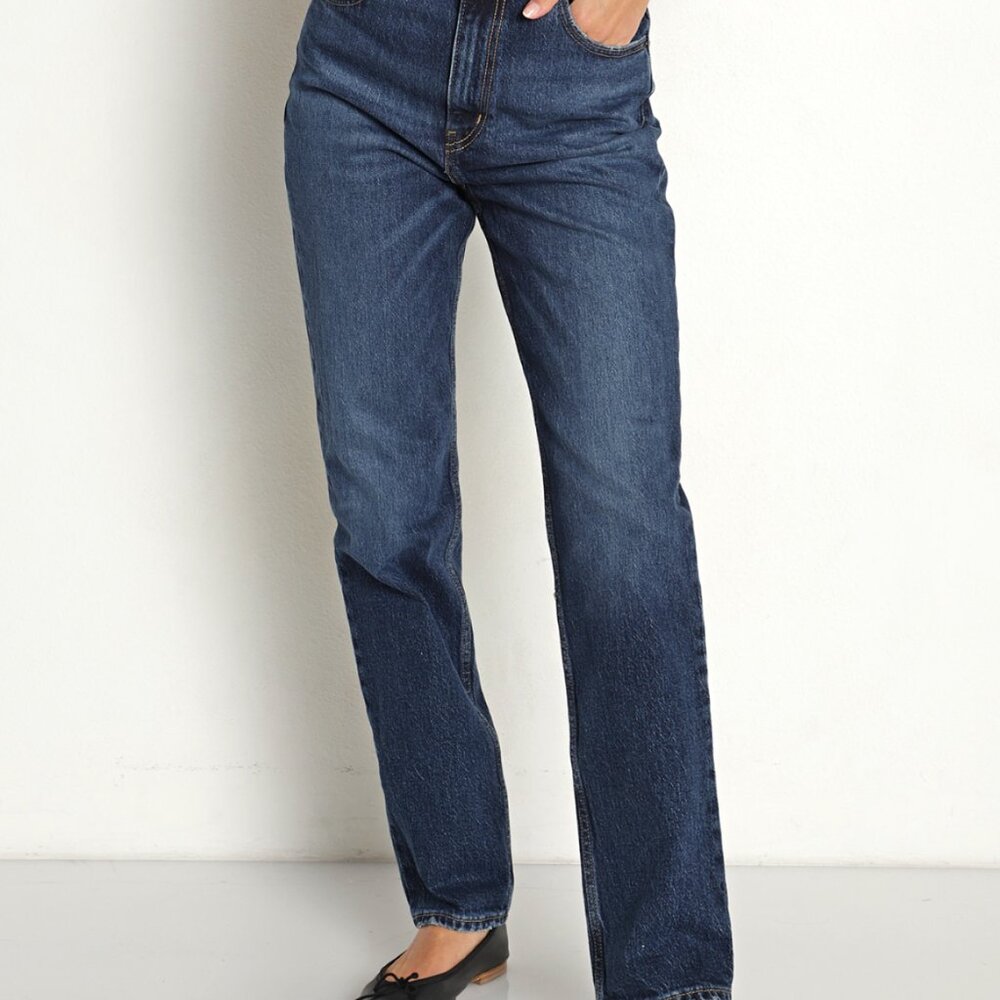 Free People Levi's 70's High Slim Straight Jeans 26 - Picture 2 of 7